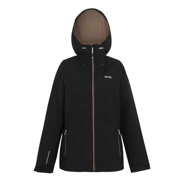 Women s Wentwood IX 3 in 1 Jacket Black Warm Taupe Inner Regatta ROW