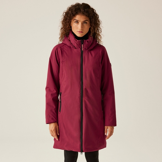 Lucasta waterproof insulated jacket rumba red online