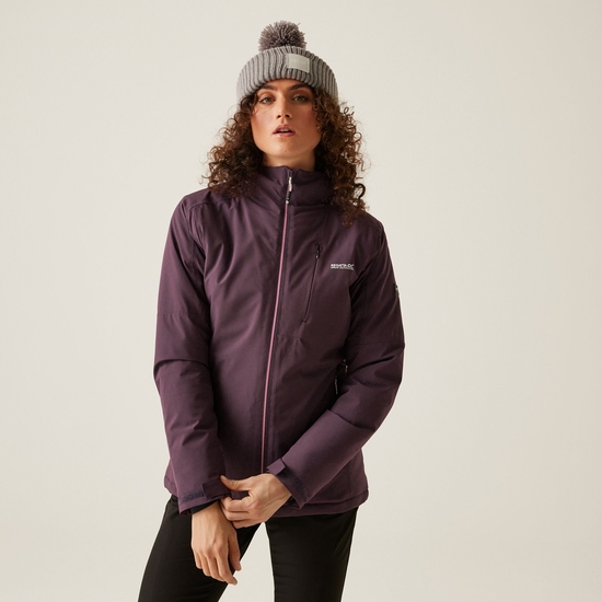 Plum padded jacket sales