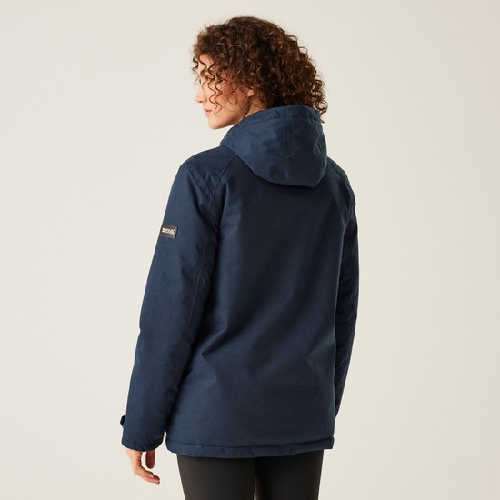 Women's Ezdale Waterproof Insulated Jacket Navy Marl