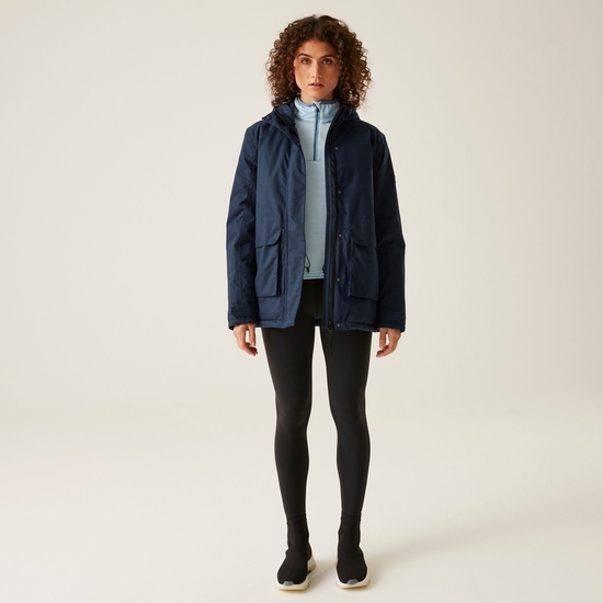 Women's Ezdale Waterproof Insulated Jacket Navy Marl