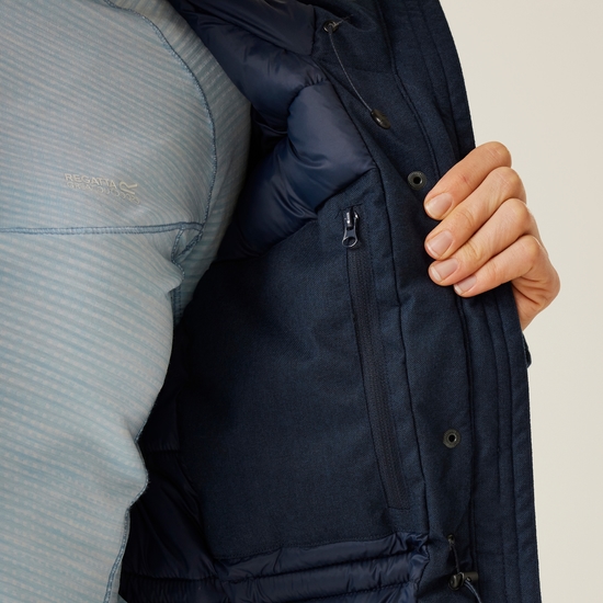 Women's Ezdale Waterproof Insulated Jacket Navy Marl