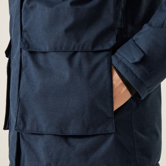 Women's Ezdale Waterproof Insulated Jacket Navy Marl