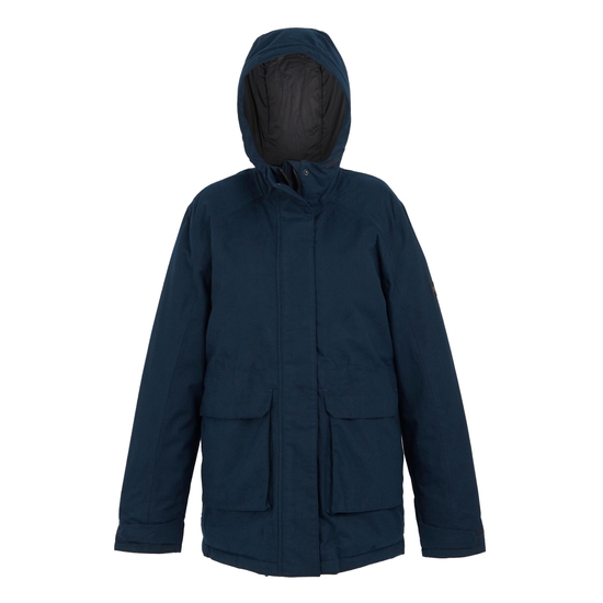 Women's Ezdale Waterproof Insulated Jacket Navy Marl
