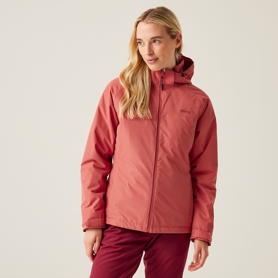 Women s Frelton Waterproof Jacket Mineral Red Rumba Red