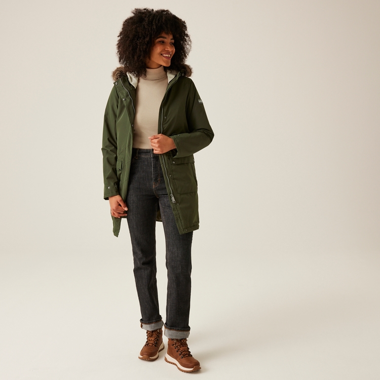 Regatta khaki parka top