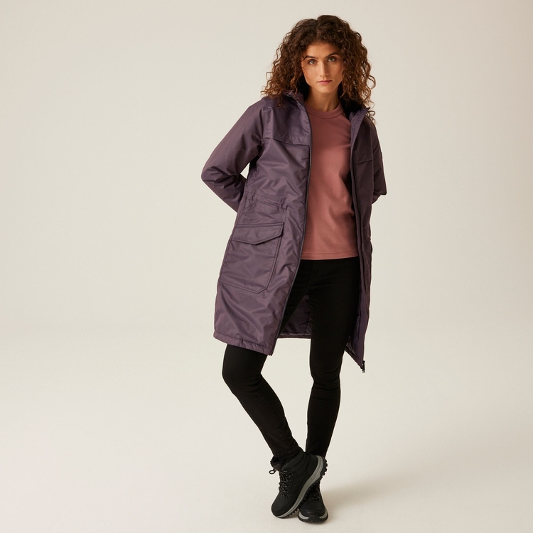 Plum parka coat cheap