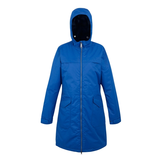Womens blue parka on sale