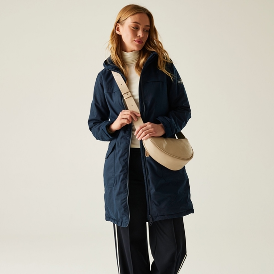 Women's Romine II Waterproof Parka Jacket - Navy Marl | Regatta