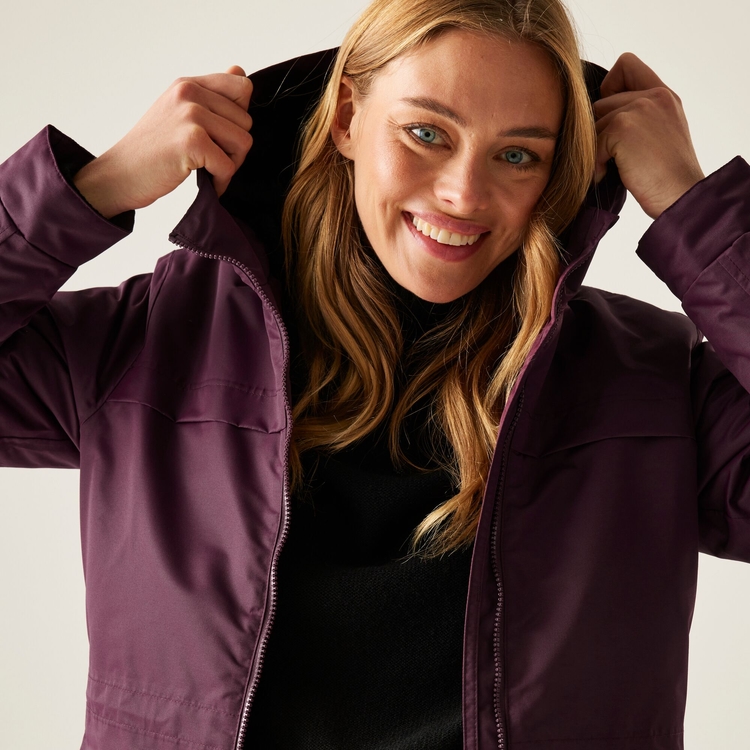 Regatta Womens Romine Waterproof Parka Jacket - View #3