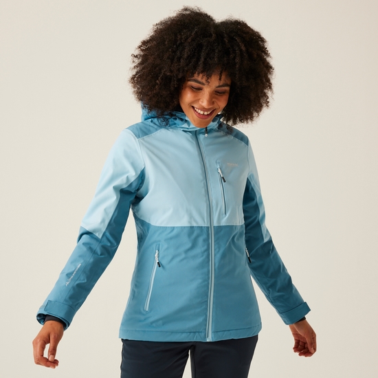 Women s Kelora Waterproof Insulated Jacket Coronet Blue Clear Sky
