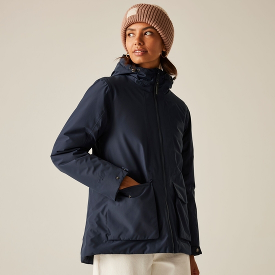 Veste Imperméable Regatta Femme – Noire, Taille 16 – Pliable – Bon état