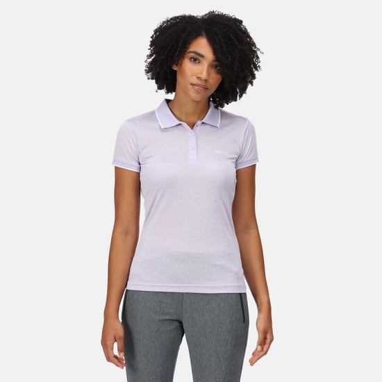 Women s Remex II Active Polo Shirt Pastel Lilac