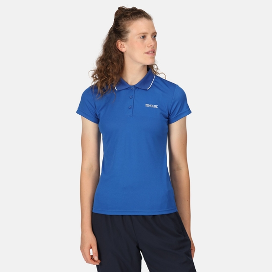 Women's Maverick V Active Polo Shirt - Olympian Blue | Regatta UK
