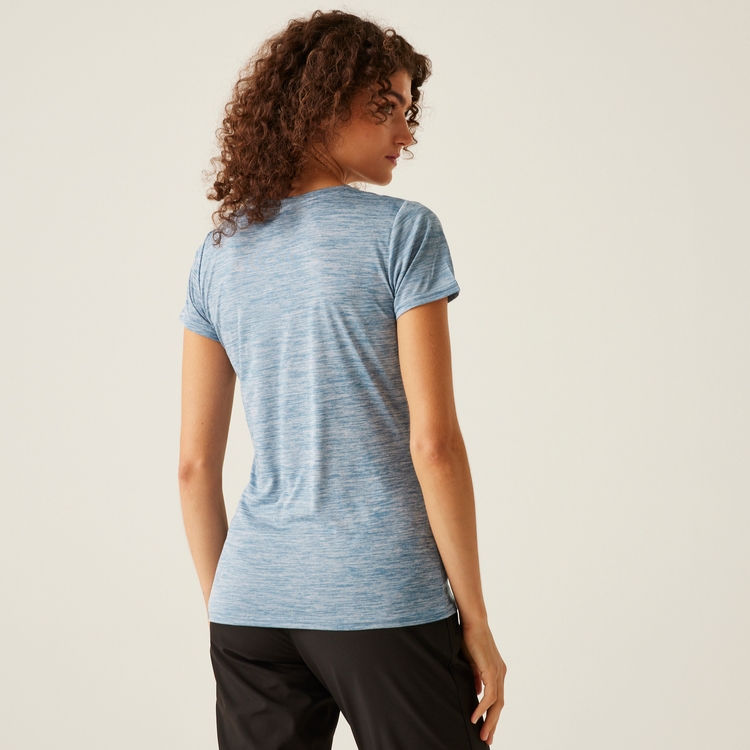 Tee shirt chiné femme hot sale