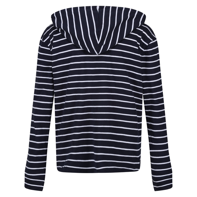 Black and white striped hoodie store