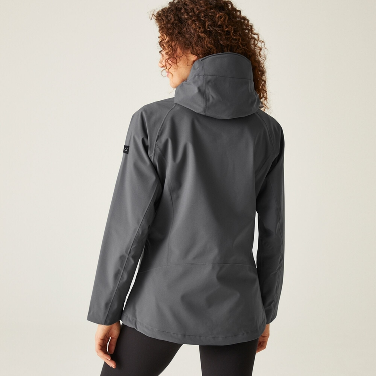Women's birchdale waterproof jacket seal grey black discount