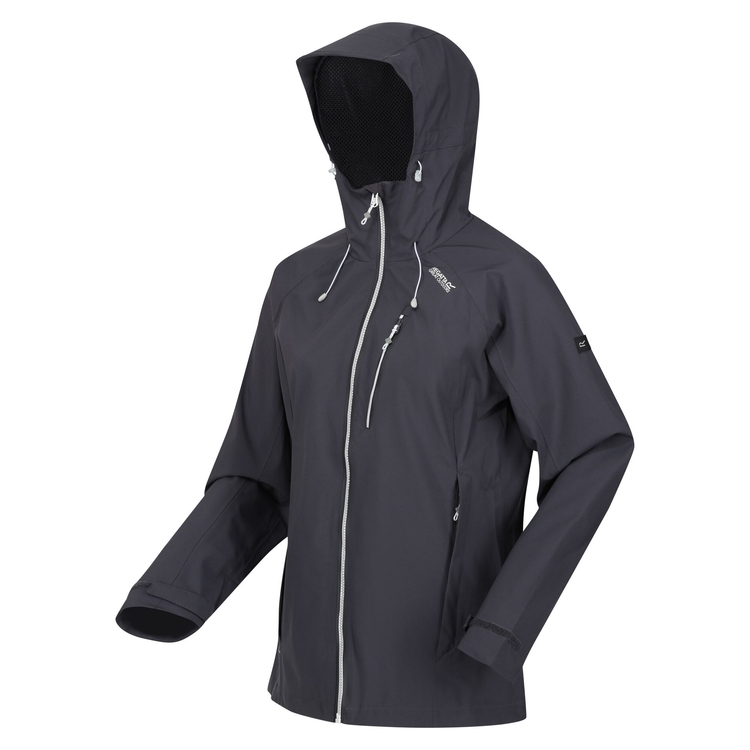 Women's birchdale waterproof jacket seal grey black discount