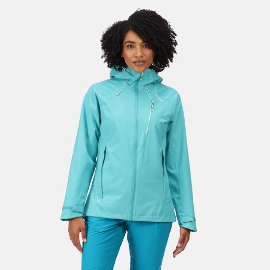 Women s Birchdale Waterproof Jacket Turquoise Regatta ROW