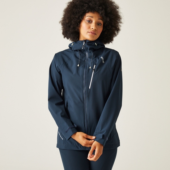 Women s Birchdale Waterproof Jacket Navy Regatta UK