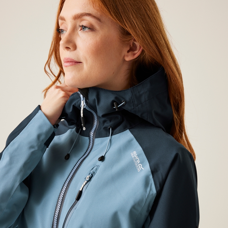 Women s Birchdale Waterproof Jacket Coronet Blue Navy Regatta UK