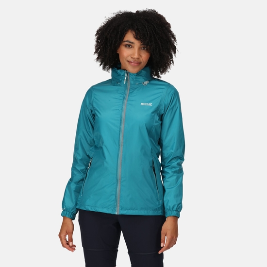 Women s Corinne IV Waterproof Packaway Jacket Pagoda Blue Regatta ROW