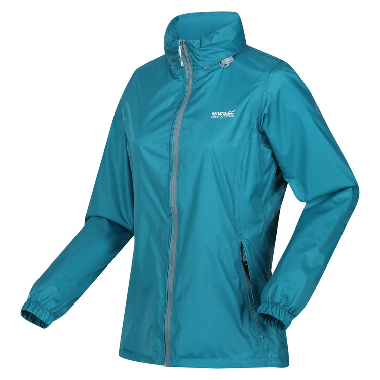 Women s Corinne IV Waterproof Packaway Jacket Pagoda Blue Regatta ROW