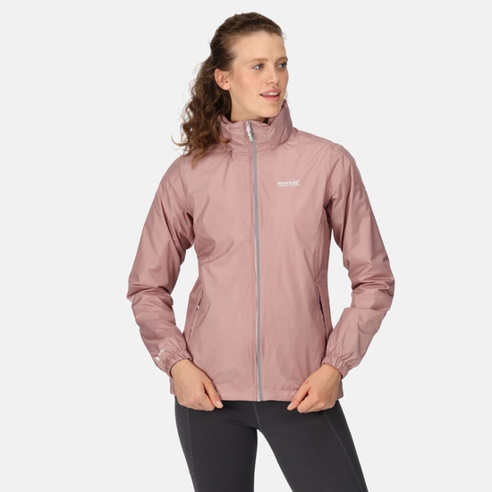 Women s Corinne IV Waterproof Packaway Jacket Dusky Rose Regatta ROW
