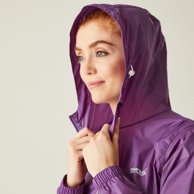Womens purple waterproof jacket hot sale