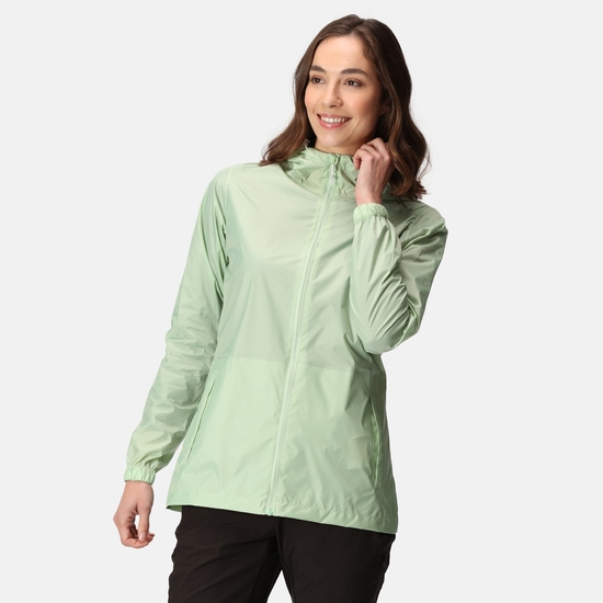 Women s Pack It III Waterproof Jacket Quiet Green Regatta UK