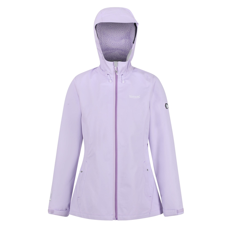 Lilac waterproof jacket shop