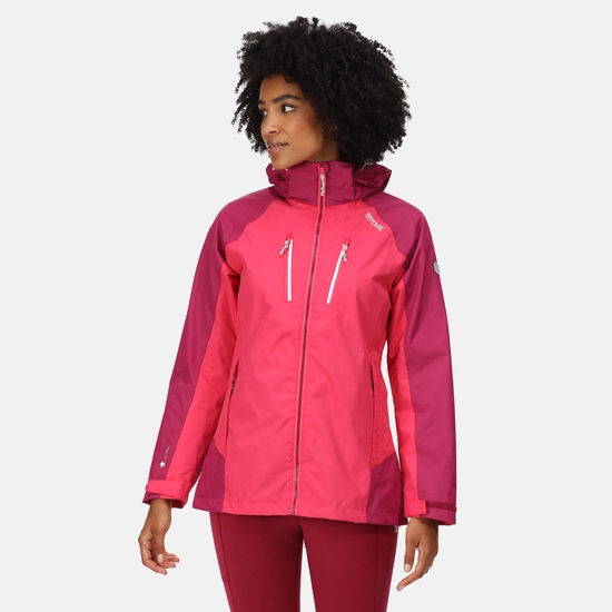 Pink waterproof coat ladies new arrivals