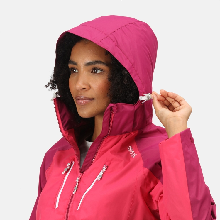 Veste Femme impermeable avec capuche Calderdale IV Rose Regatta FR