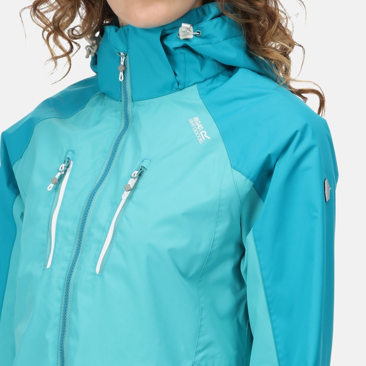 Turquoise waterproof jacket discount