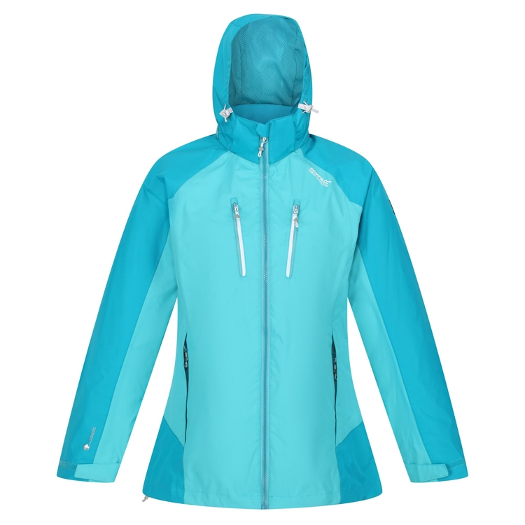 Turquoise waterproof jacket sales