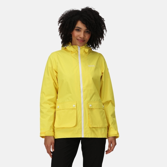 Women s Baysea Waterproof Jacket Maize Yellow Regatta ROW