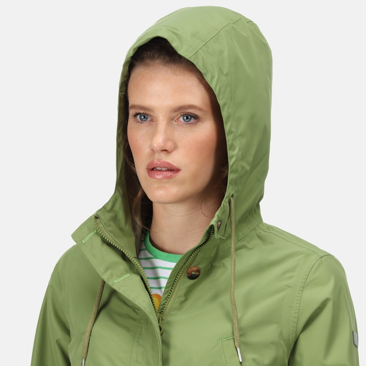 Women s Nahla Waterproof Jacket Green Fields Regatta UK