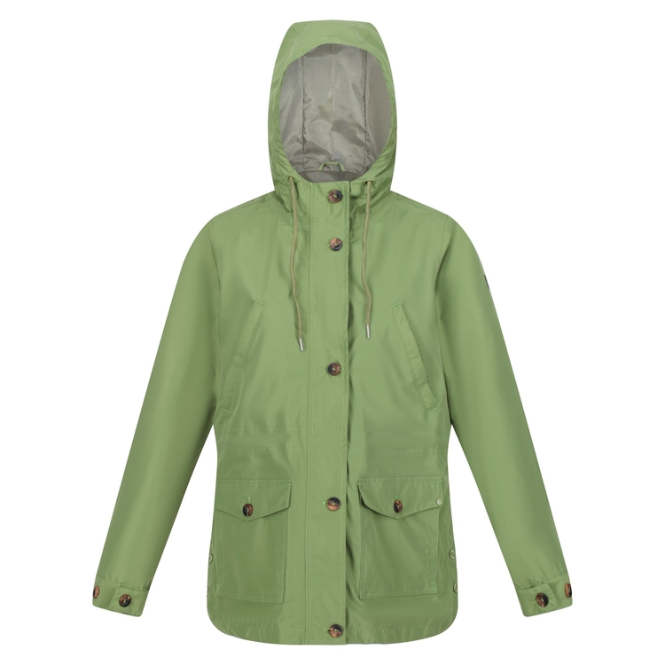 Women s Nahla Waterproof Jacket Green Fields Regatta UK