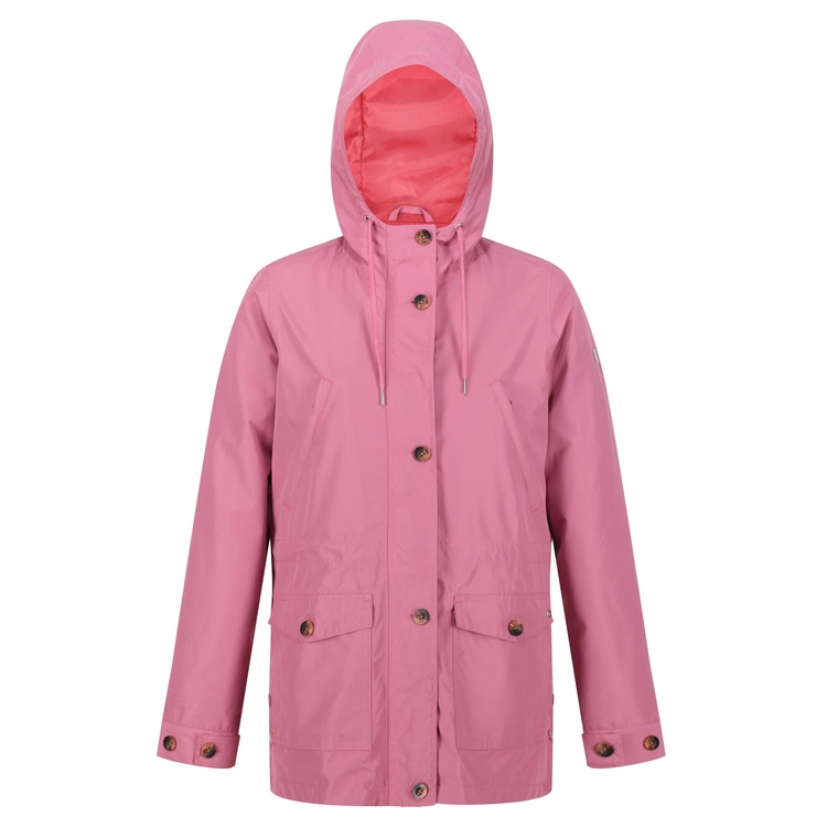 Women s Nahla Waterproof Jacket Heather Rose Regatta ROW