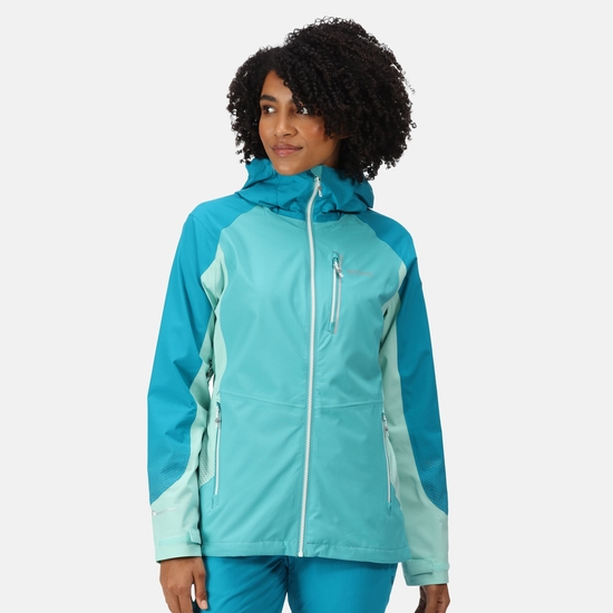 Women s Highton Pro Waterproof Jacket Turquoise Enamel