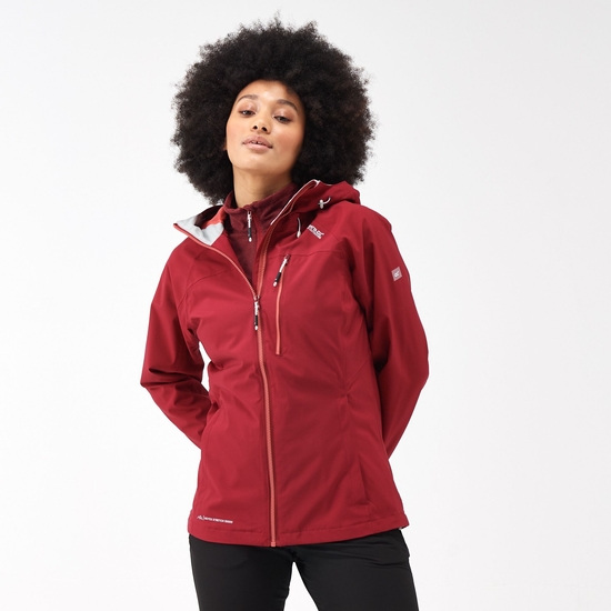Red regatta jacket ladies top