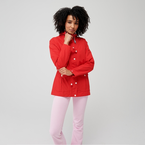 Red jacket clothing womens sale