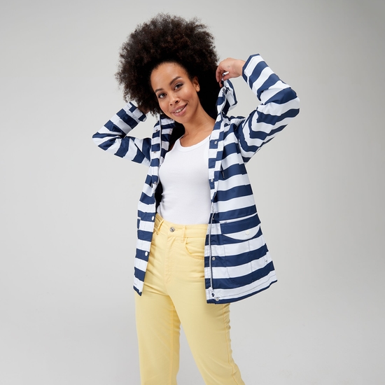 Navy and white jacket store