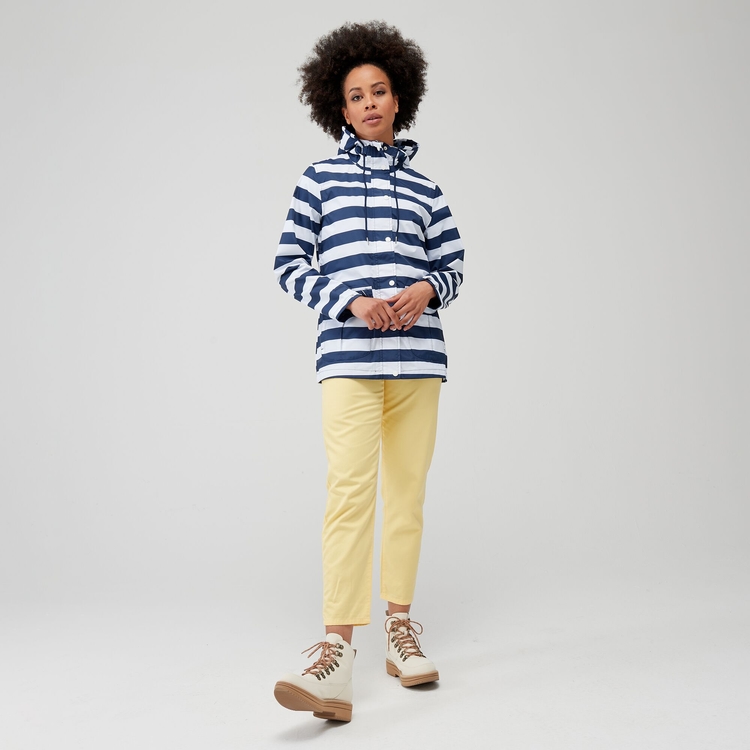 Regatta blue and white striped jacket outlet
