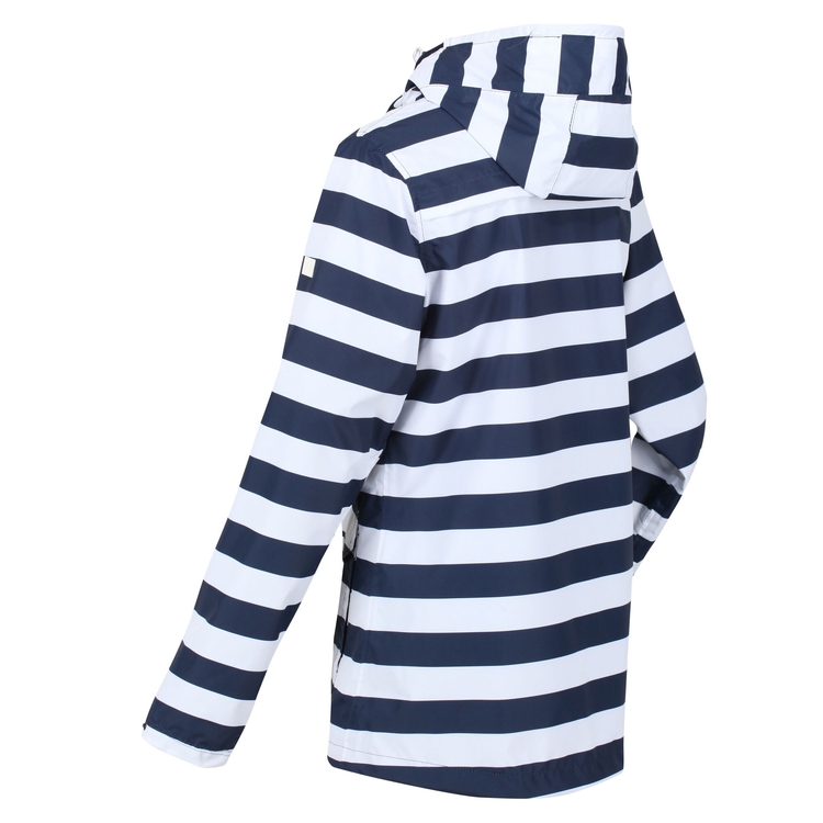 Navy and white striped jacket hotsell