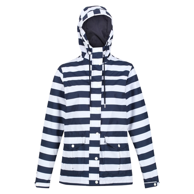 Regatta blue and white striped jacket top