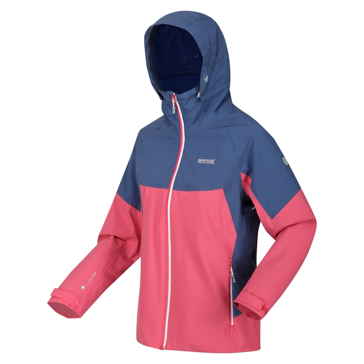 Women s Bosfield Waterproof Jacket Fruit Dove Dusty Denim Regatta UK