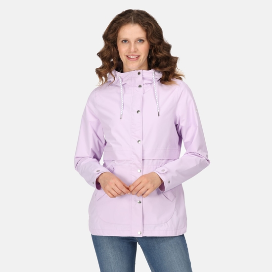 Rains jacket lavender top