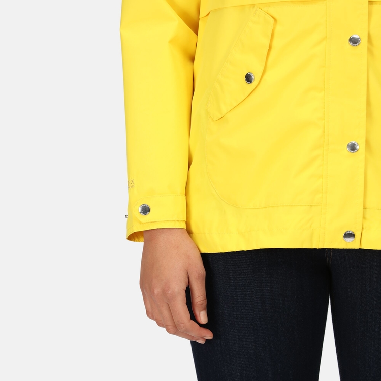 Women s Bayla Waterproof Rain Jacket Maize Yellow Regatta ROW