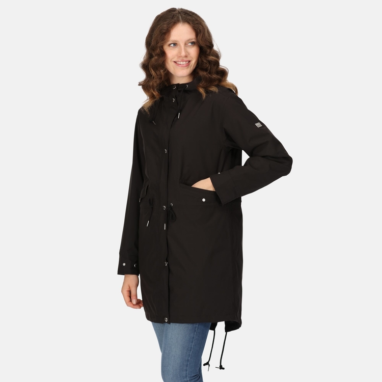 Women s Amberose Lightweight Waterproof Jacket Black
